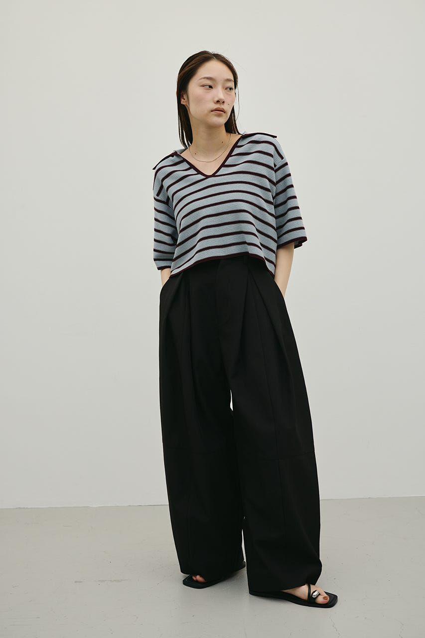 STYLEMIXER「スキッパーニットポロ」|ニット・セーター|