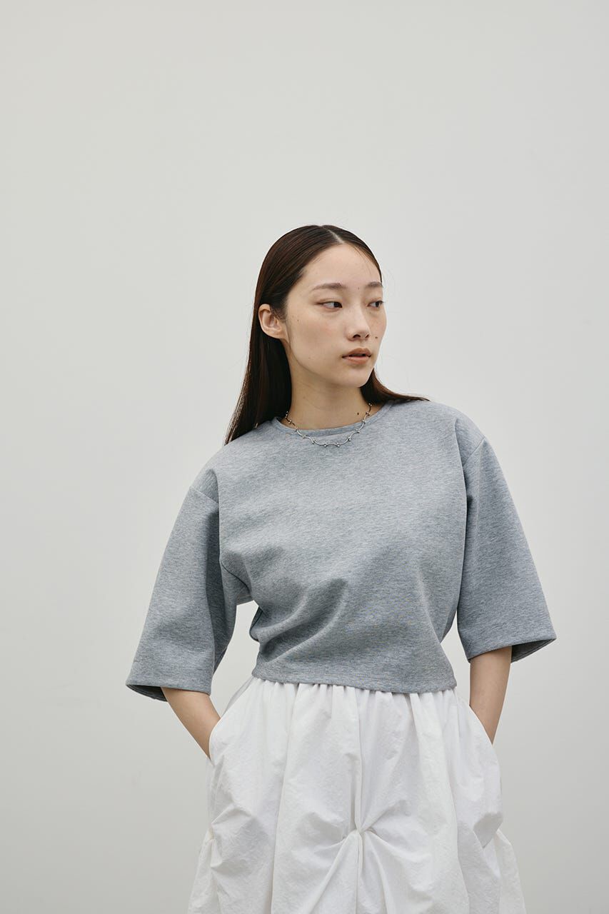 STYLEMIXER「ダンボールカットフォルムトップ」|Tシャツ・カットソー|GRY