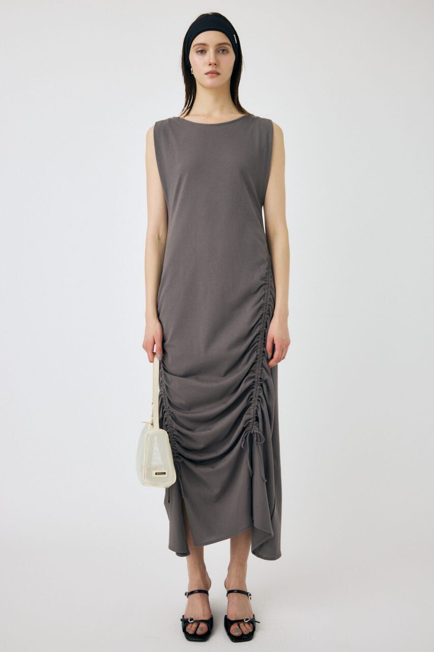 MOUSSY「ASYMMETRY GATHER ドレス」|ワンピース|