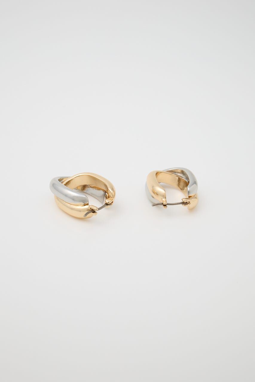 MOUSSY「DUAL HOOP イヤリング」|ピアス|