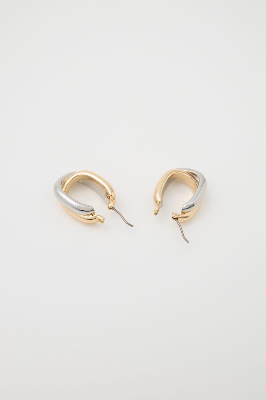 MOUSSY「DUAL HOOP イヤリング」|ピアス|