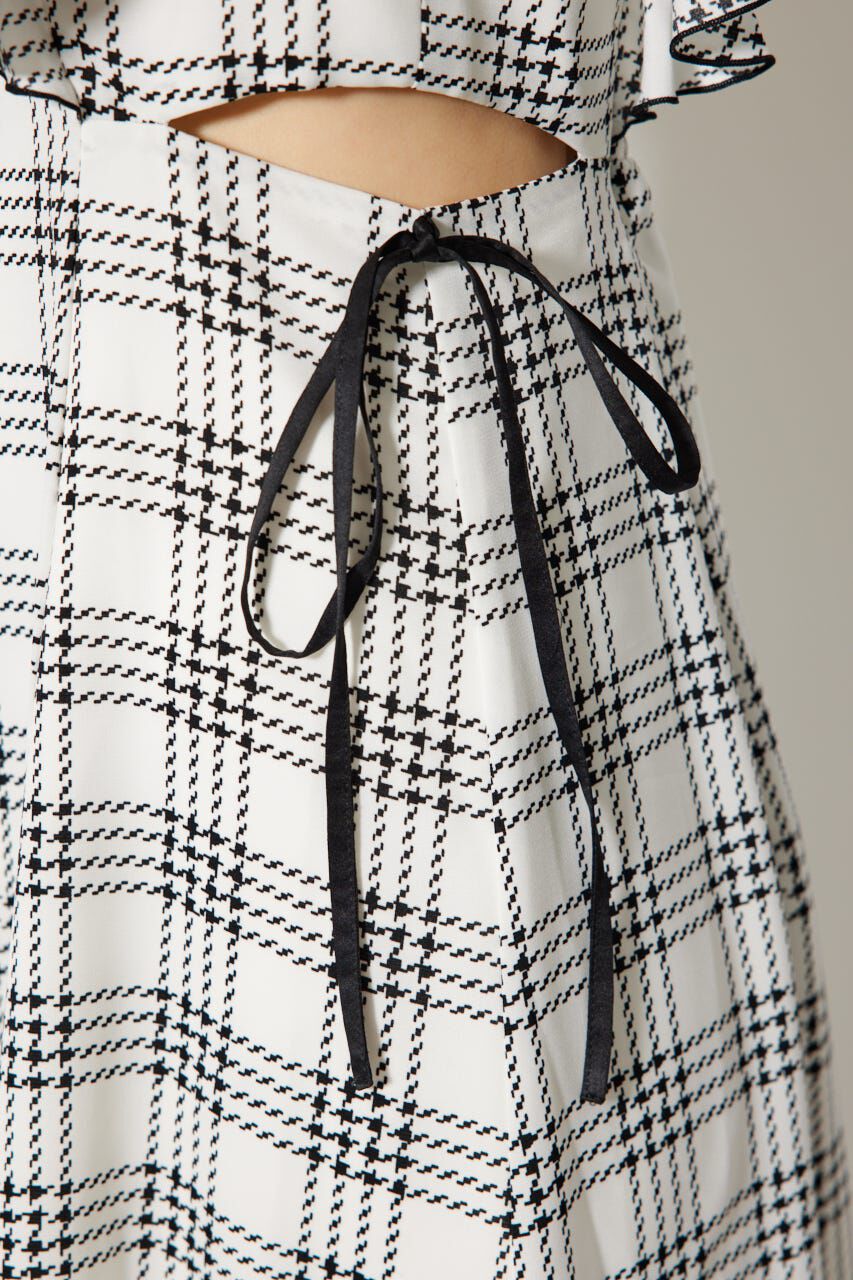 rienda「フリルウエストオープンワンピース」|ワンピース|