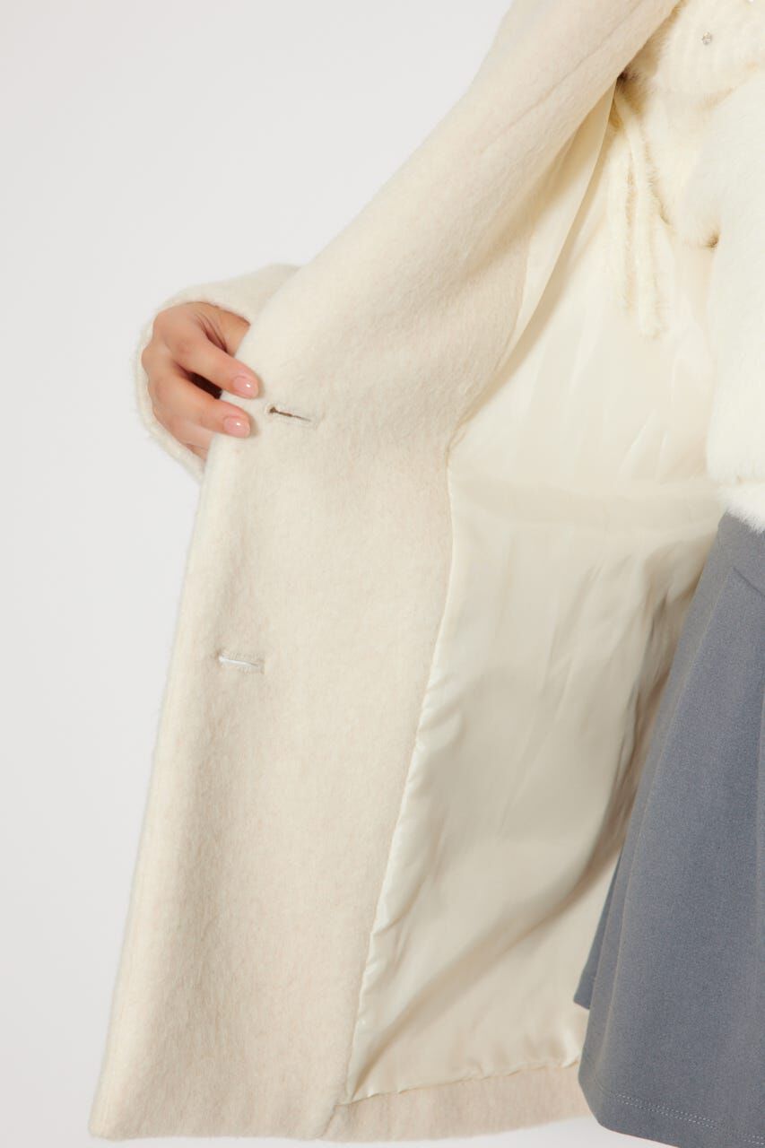 rienda「シングルシャギーテーラードジャケットコート」|その他|