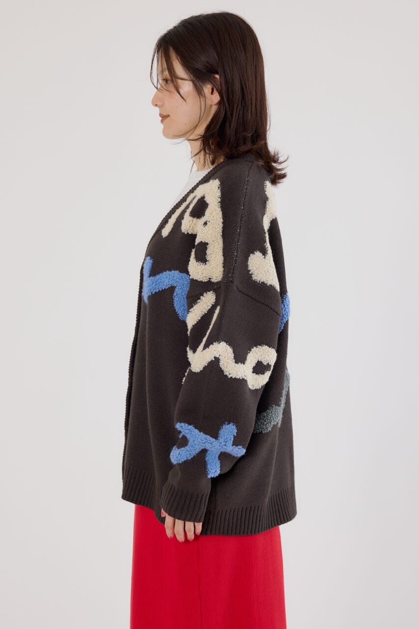 RODEO CROWNS「LETTER LOGOニットカーディガン」|カーディガン|