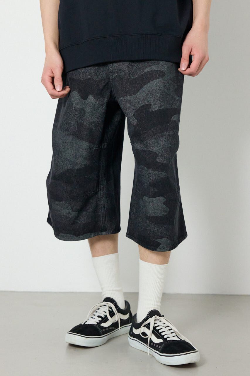 RODEO CROWNS「カモフラデニムバミューダパンツ」|デニム|