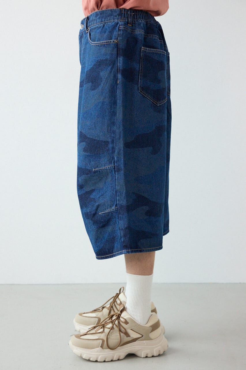 RODEO CROWNS「カモフラデニムバミューダパンツ」|デニム|