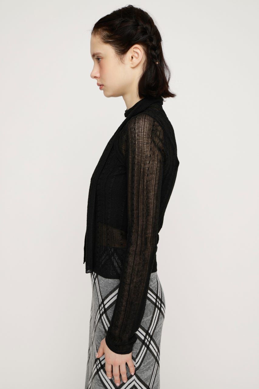 SLY「TIE RIBBON KNIT トップス」|ニット・セーター|