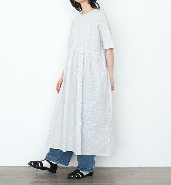 オオカミとフクロウ「フクロウと三拍子のブーケ&rdquo;5分袖&rdquo;」|ワンピース|