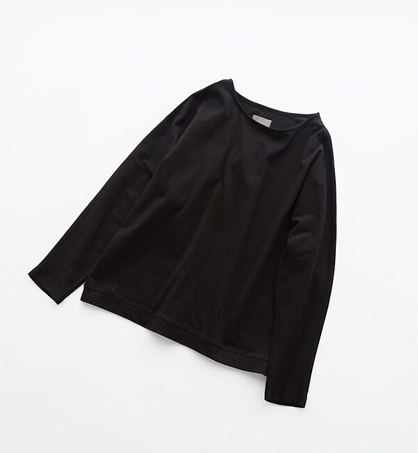 オローネ「リフレインドルマンスリーブ」|Tシャツ・カットソー|ブラック