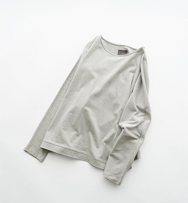 オローネ「リフレインドルマンスリーブ」|Tシャツ・カットソー|グレー