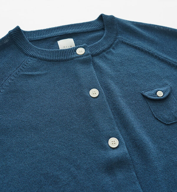 休日と詩「小さなポケットのカーディガン&ldquo;5分袖&rdquo;【caal限定カラー】」|カーディガン|