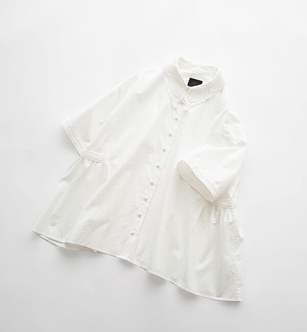 オオカミとフクロウ「オオカミと小鳥の囀る木の下で&ldquo;5分袖&rdquo;」|シャツ・ブラウス|