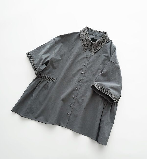 オオカミとフクロウ「オオカミと小鳥の囀る木の下で&ldquo;5分袖&rdquo;」|シャツ・ブラウス|