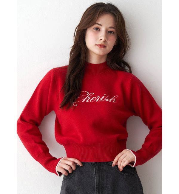 CALNAMUR「ロゴハイゲージトップス」|ニット・セーター|