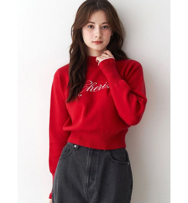 CALNAMUR「ロゴハイゲージトップス」|ニット・セーター|