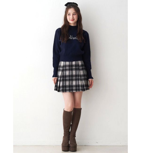 CALNAMUR「ロゴハイゲージトップス」|ニット・セーター|