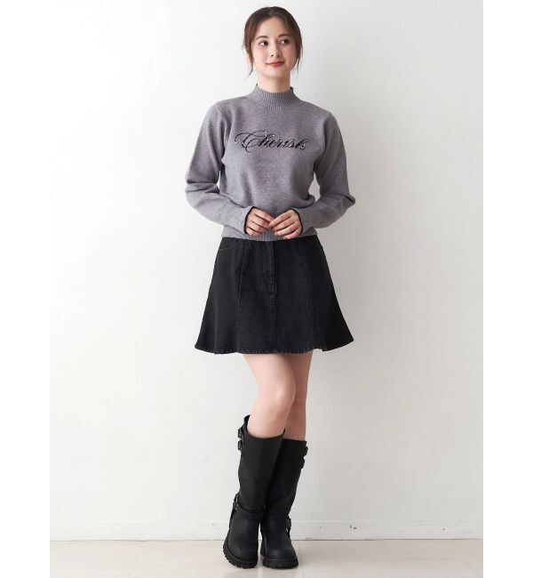 CALNAMUR「ロゴハイゲージトップス」|ニット・セーター|