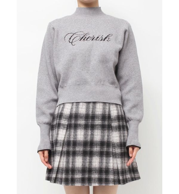 CALNAMUR「ロゴハイゲージトップス」|ニット・セーター|