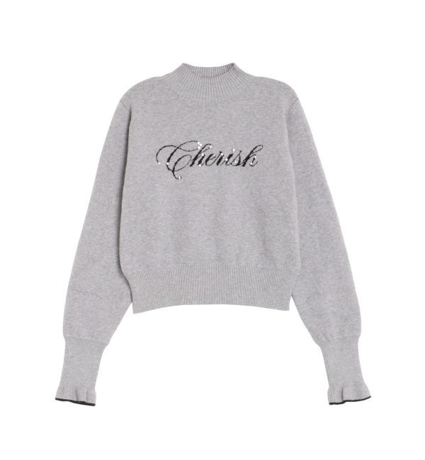 CALNAMUR「ロゴハイゲージトップス」|ニット・セーター|