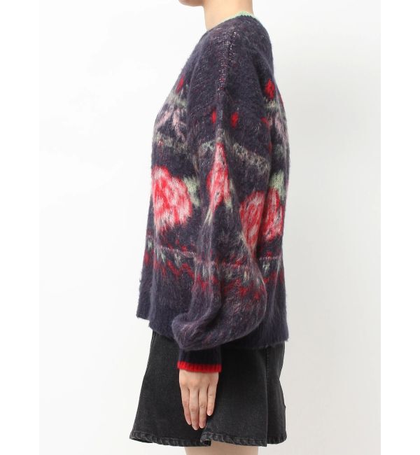 CALNAMUR「ローズ＆リボンジャガードニット」|ニット・セーター|