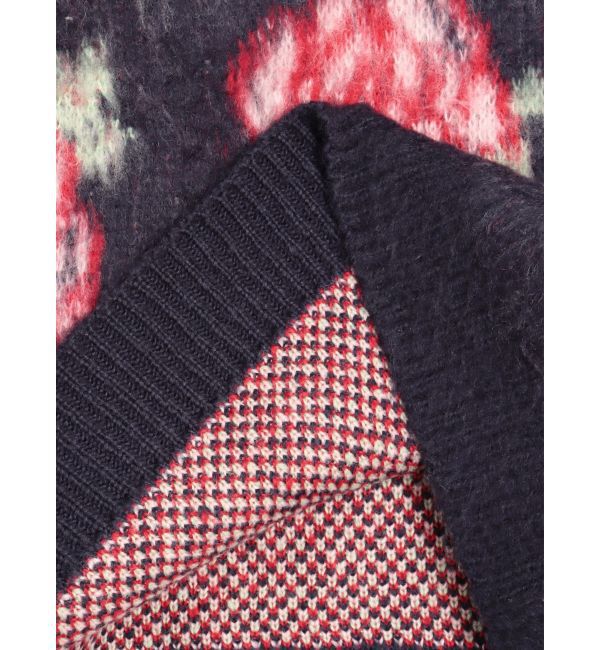 CALNAMUR「ローズ＆リボンジャガードニット」|ニット・セーター|