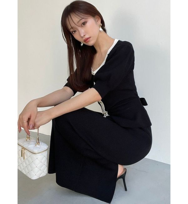 RESEXXY「リブニットペンシルスカート【セットアップ着用可能】」|スカート|