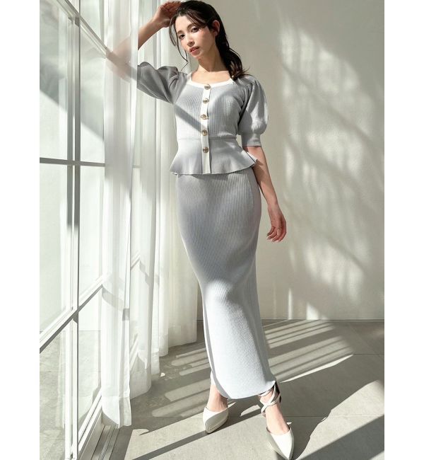 RESEXXY「リブニットペンシルスカート【セットアップ着用可能】」|スカート|