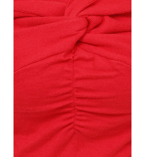 RESEXXY「フロントノットギャザーニット」|ニット・セーター|