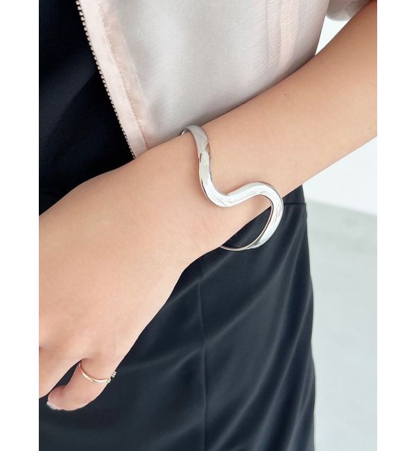 RESEXXY「ニュアンスメタルバングル」|ブレスレット・バングル|シルバー