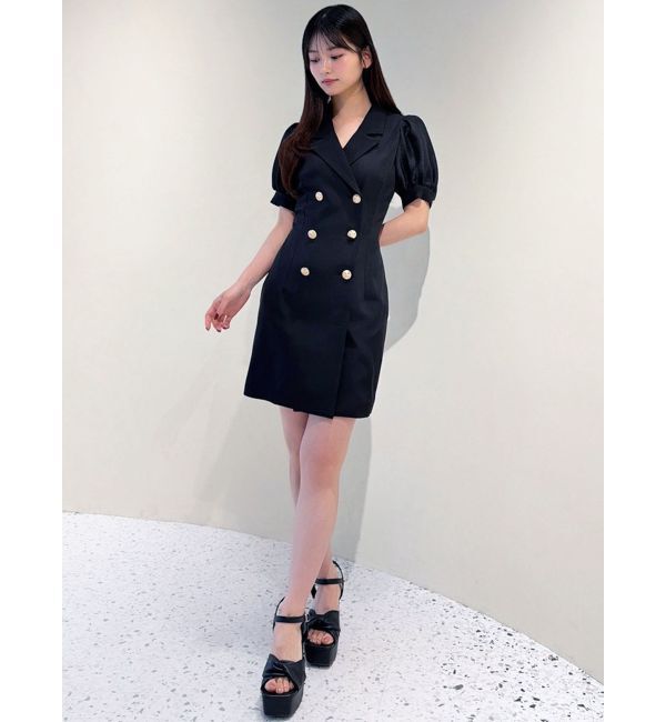 RESEXXY「レースアップスリーブシアーワンピース」|ワンピース|