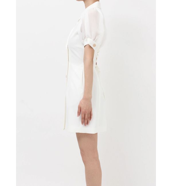 RESEXXY「レースアップスリーブシアーワンピース」|ワンピース|