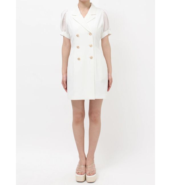 RESEXXY「レースアップスリーブシアーワンピース」|ワンピース|