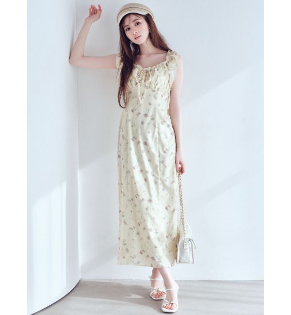 RESEXXY「【memorif.】フラワーIラインワンピース」|ワンピース|