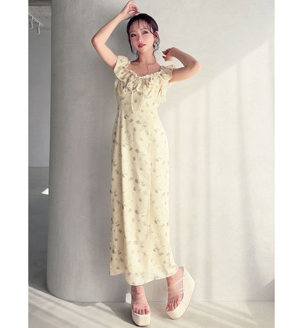 RESEXXY「【memorif.】フラワーIラインワンピース」|ワンピース|