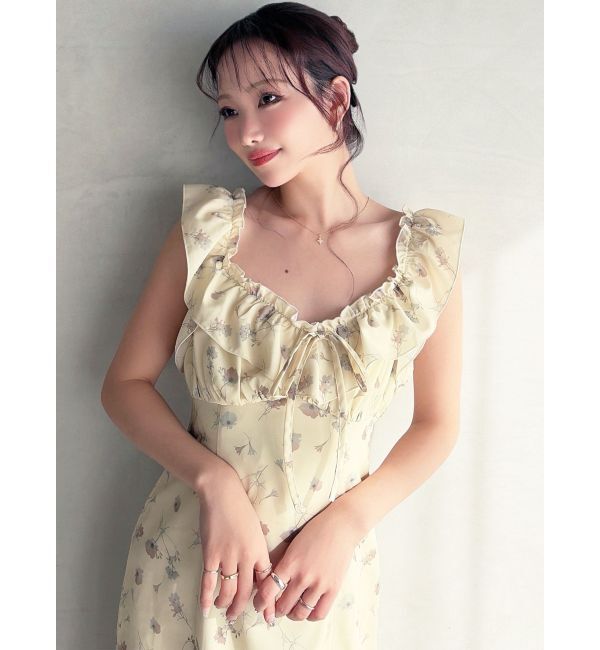 RESEXXY「【memorif.】フラワーIラインワンピース」|ワンピース|