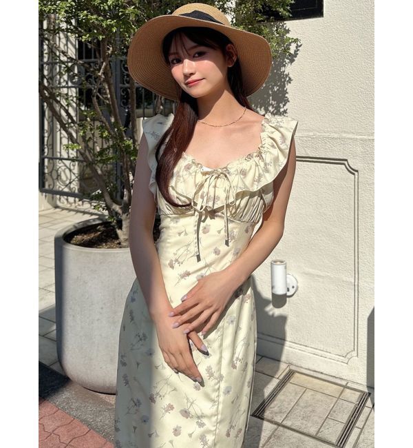 RESEXXY「【memorif.】フラワーIラインワンピース」|ワンピース|