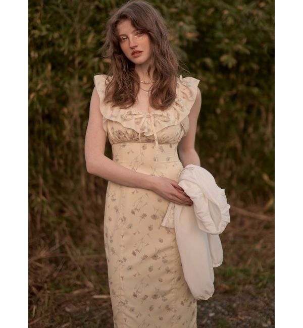 RESEXXY「【memorif.】フラワーIラインワンピース」|ワンピース|