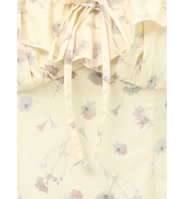 RESEXXY「【memorif.】フラワーIラインワンピース」|ワンピース|