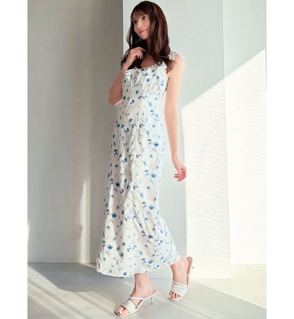 RESEXXY「【memorif.】フラワーIラインワンピース」|ワンピース|