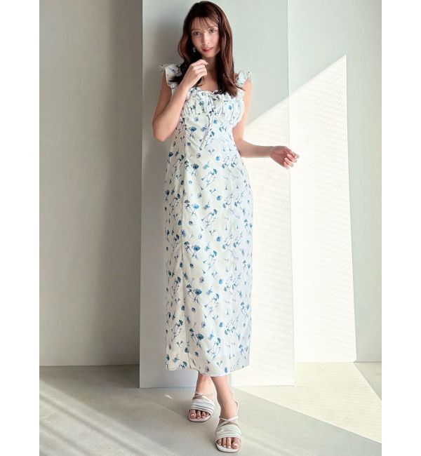 RESEXXY「【memorif.】フラワーIラインワンピース」|ワンピース|