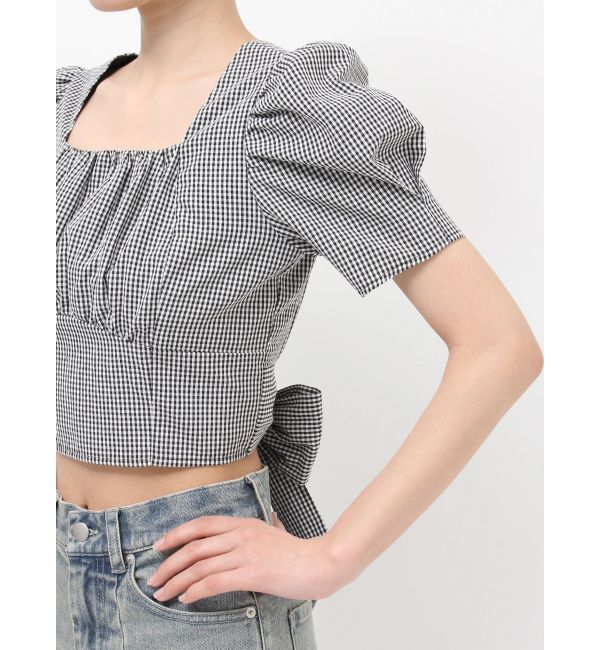 RESEXXY「バックリボンスクエアブラウス」|シャツ・ブラウス|