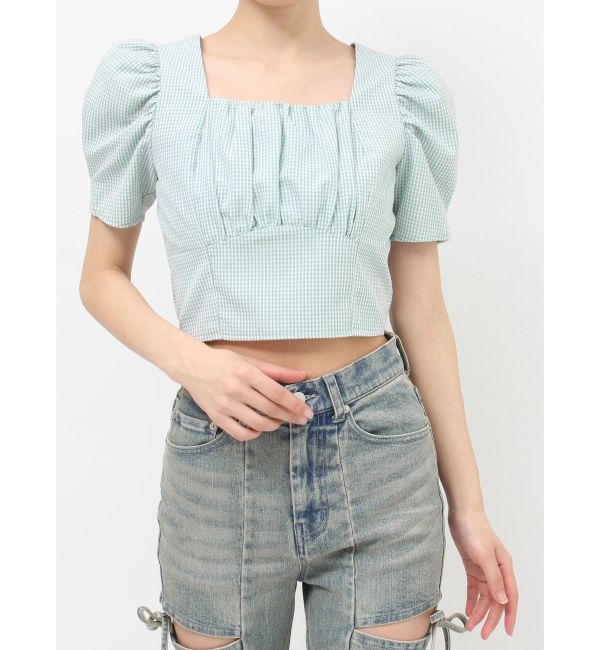 RESEXXY「バックリボンスクエアブラウス」|シャツ・ブラウス|