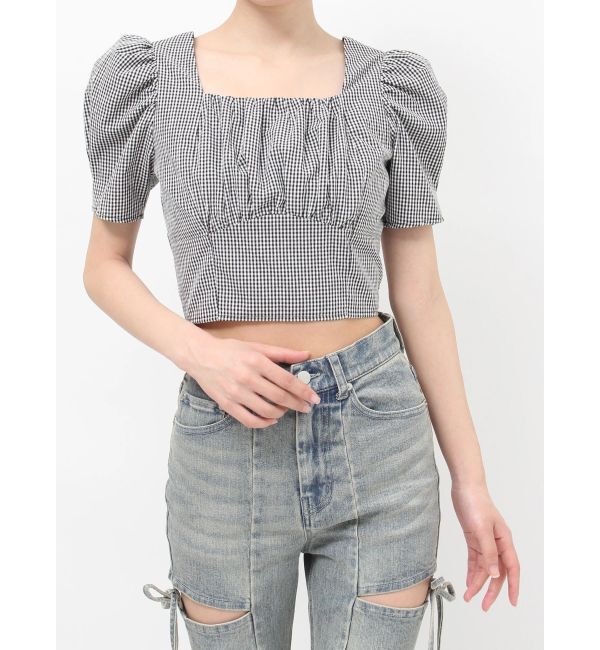 RESEXXY「バックリボンスクエアブラウス」|シャツ・ブラウス|