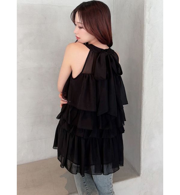 RESEXXY「アメスリラッフルチュニック【セットアップ着用可能】」|シャツ・ブラウス|