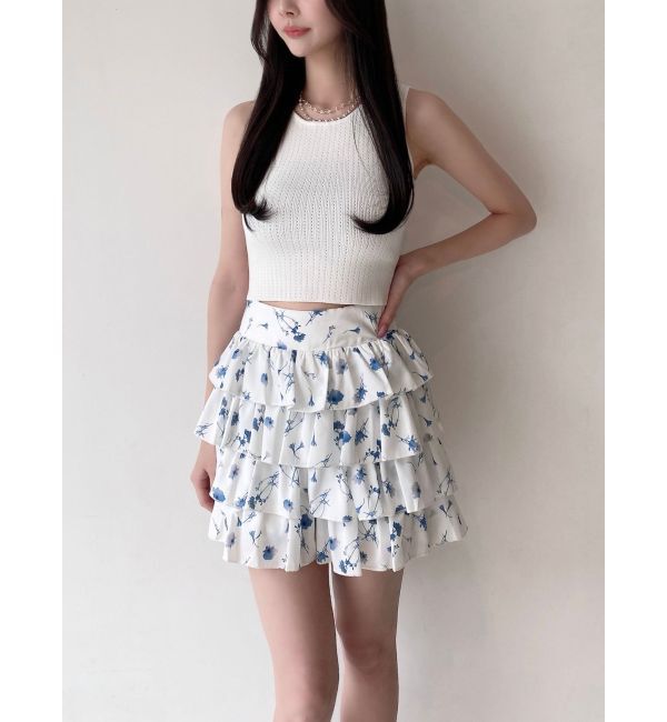 RESEXXY「【memorif.】フラワーフリルショートパンツ【セットアップ着用可能】」|その他|