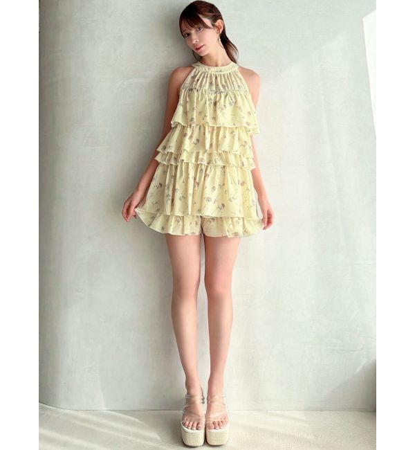 RESEXXY「【memorif.】フラワーフリルショートパンツ【セットアップ着用可能】」|その他|