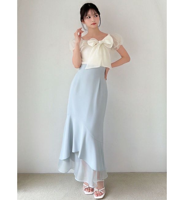 RESEXXY「【WEB限定】シアードッキングマーメイドスカート」|スカート|