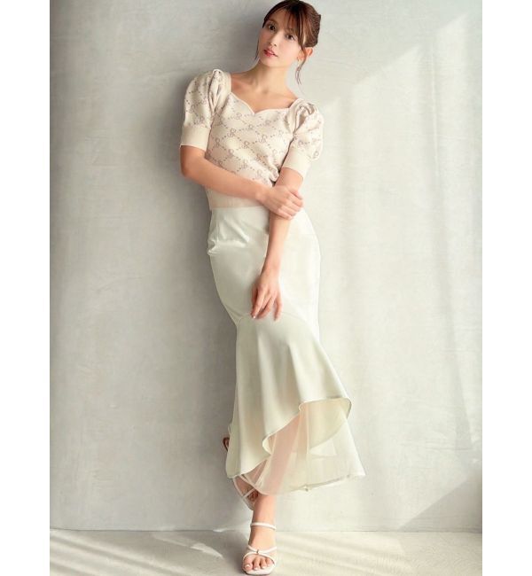 RESEXXY「【WEB限定】シアードッキングマーメイドスカート」|スカート|