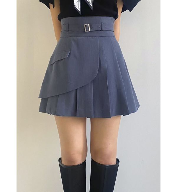 dazzlin「レイヤードプリーツミニスカート」|スカート|