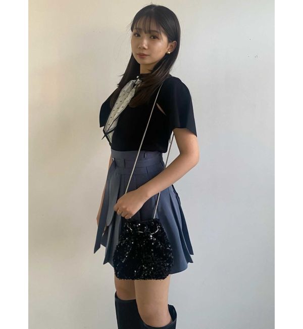 dazzlin「レイヤードプリーツミニスカート」|スカート|